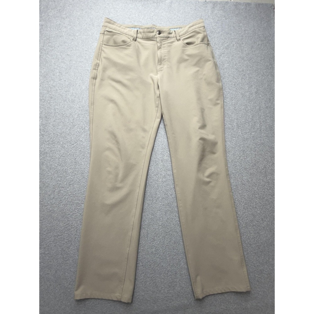 FootJoy Pants Mens 36x32 Beige Athletic Stretch Golf Khakis Performance‎ Chino